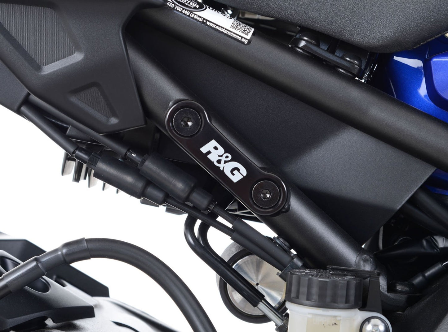 R&G Racing Rear Footrest Blanking Plate (Pair) for the Yamaha FZ-10 / MT-10 '16-'22