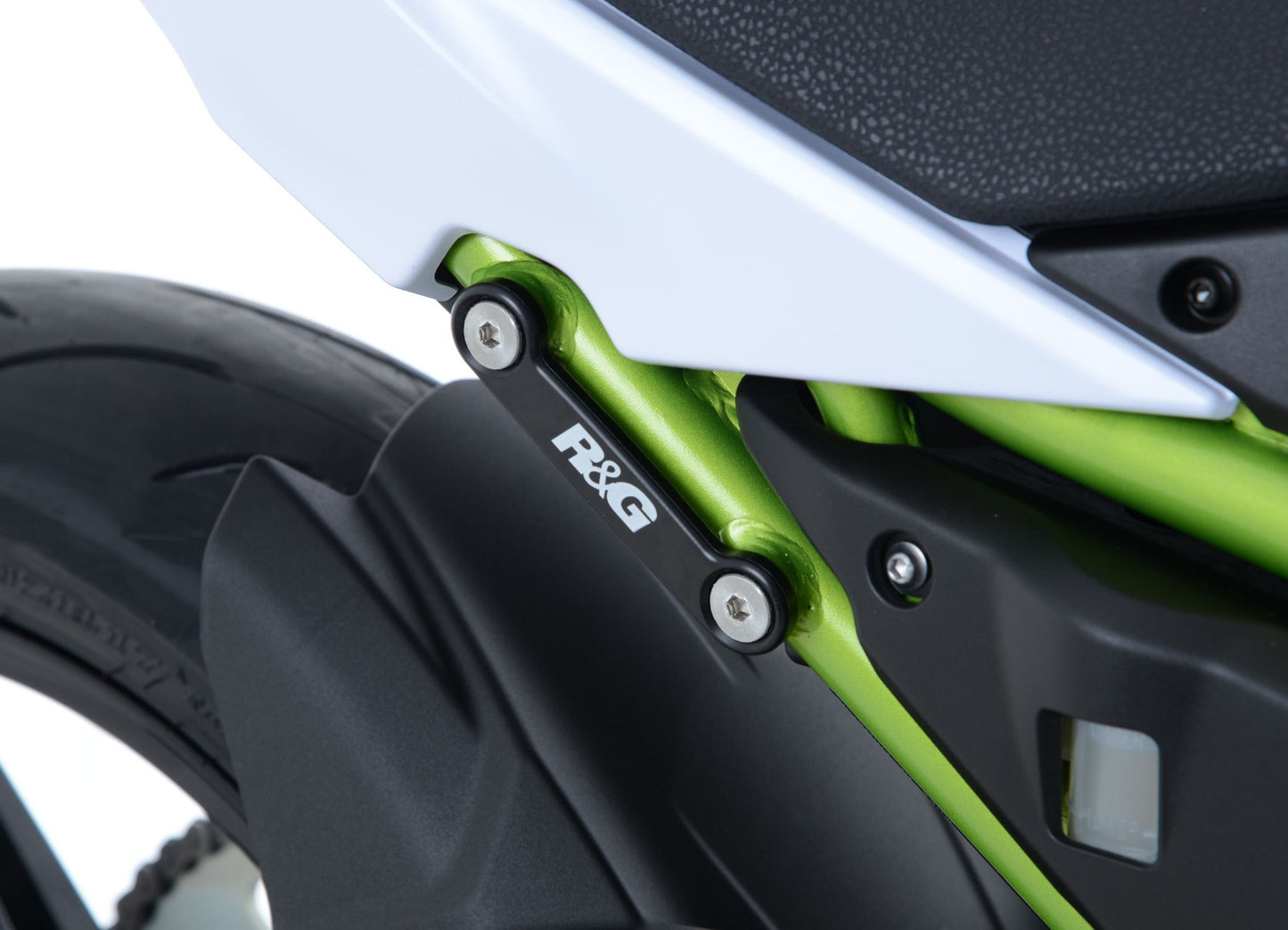 R&G Racing Rear Footrest Blanking Plate (Pair) for the Kawasaki Z650/Ninja 650 '17-'22 / Z650RS '2022