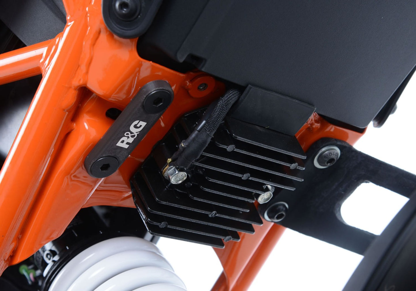 R&G Racing Rear Footrest Blanking Plate (Left Side) for the KTM 125 Duke '17-'22