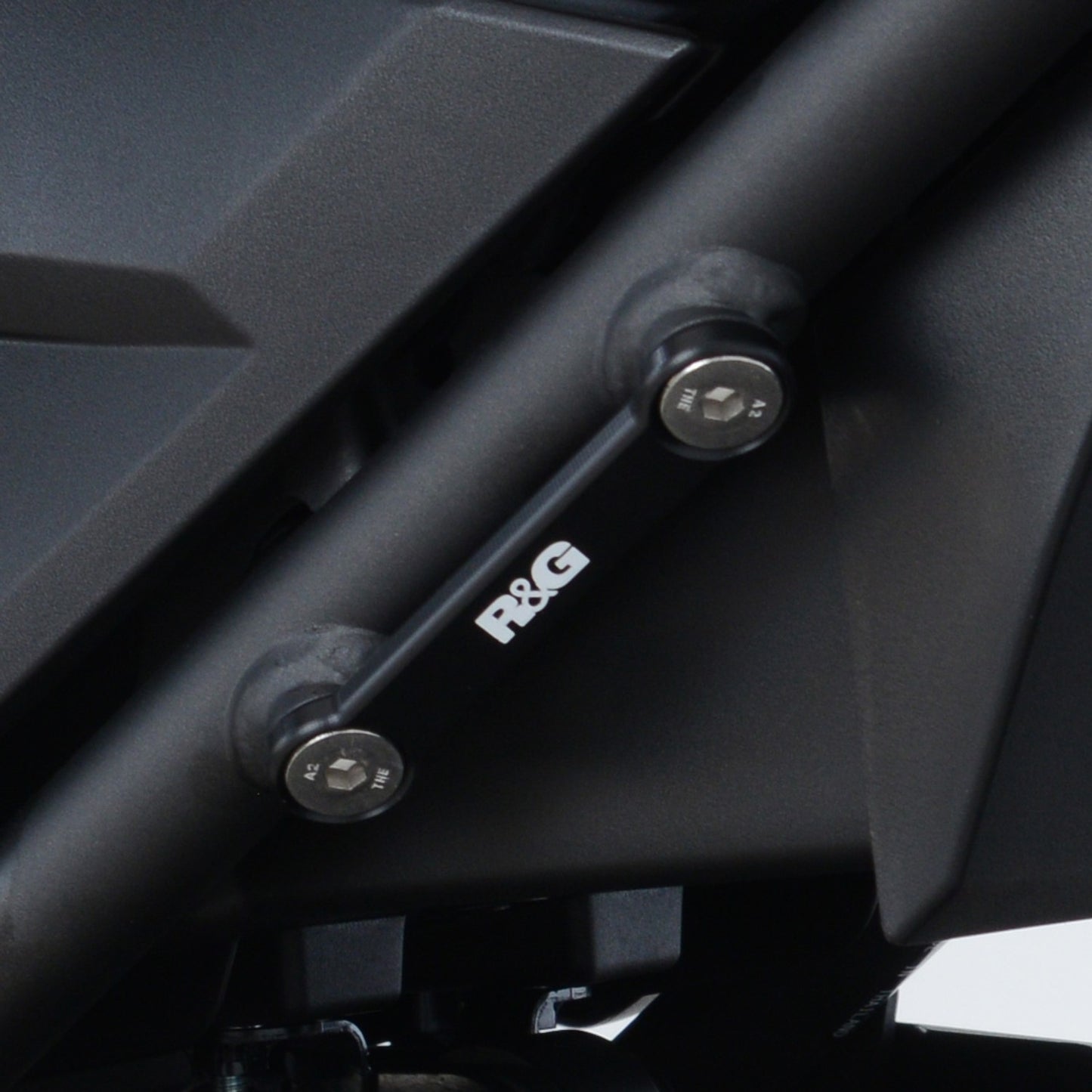R&G Racing Rear Footrest Blanking Plate (Single) for the Kawasaki Ninja 400 '18-'22 / Z400 '19-'22 / Z250 '19-'21 / Ninja 250 '18-'19