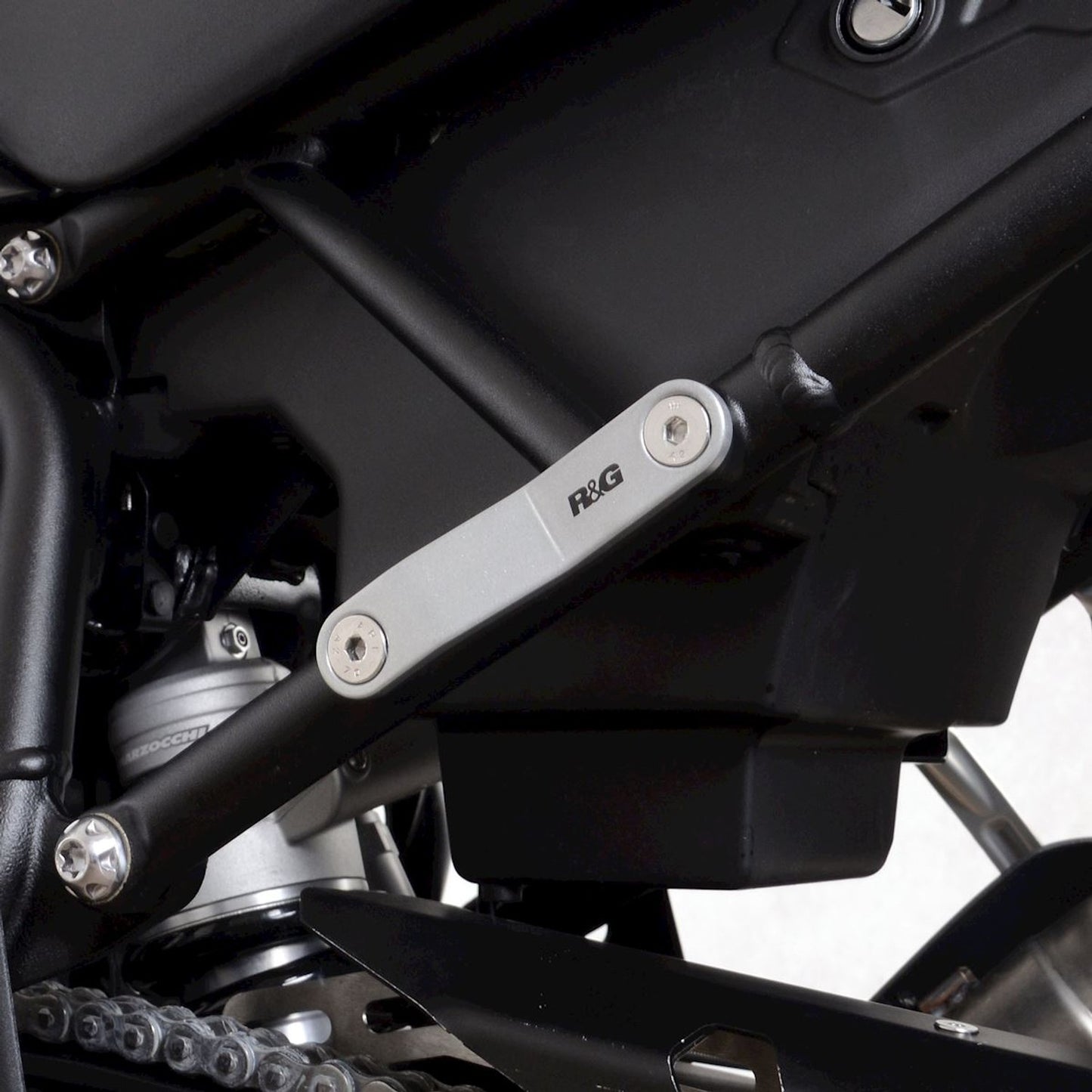 R&G Racing Rear Footrest Plates (Pair) for the Triumph Tiger 900 '20-'22 / Tiger 850 '21-'22