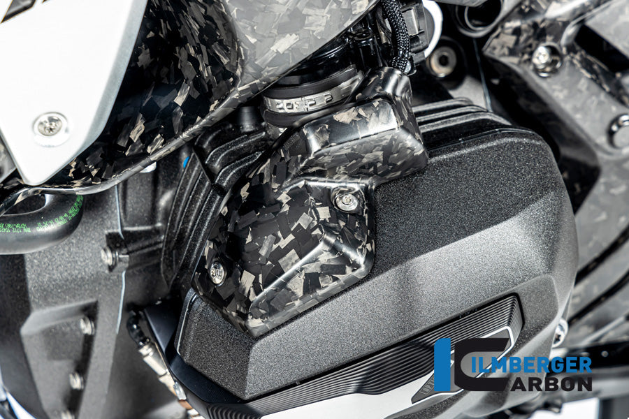Ilmberger Carbon Injector Nozzle Cover, Left BDC for the BMW R 1300 GS 2023 / GS Adventure 2024