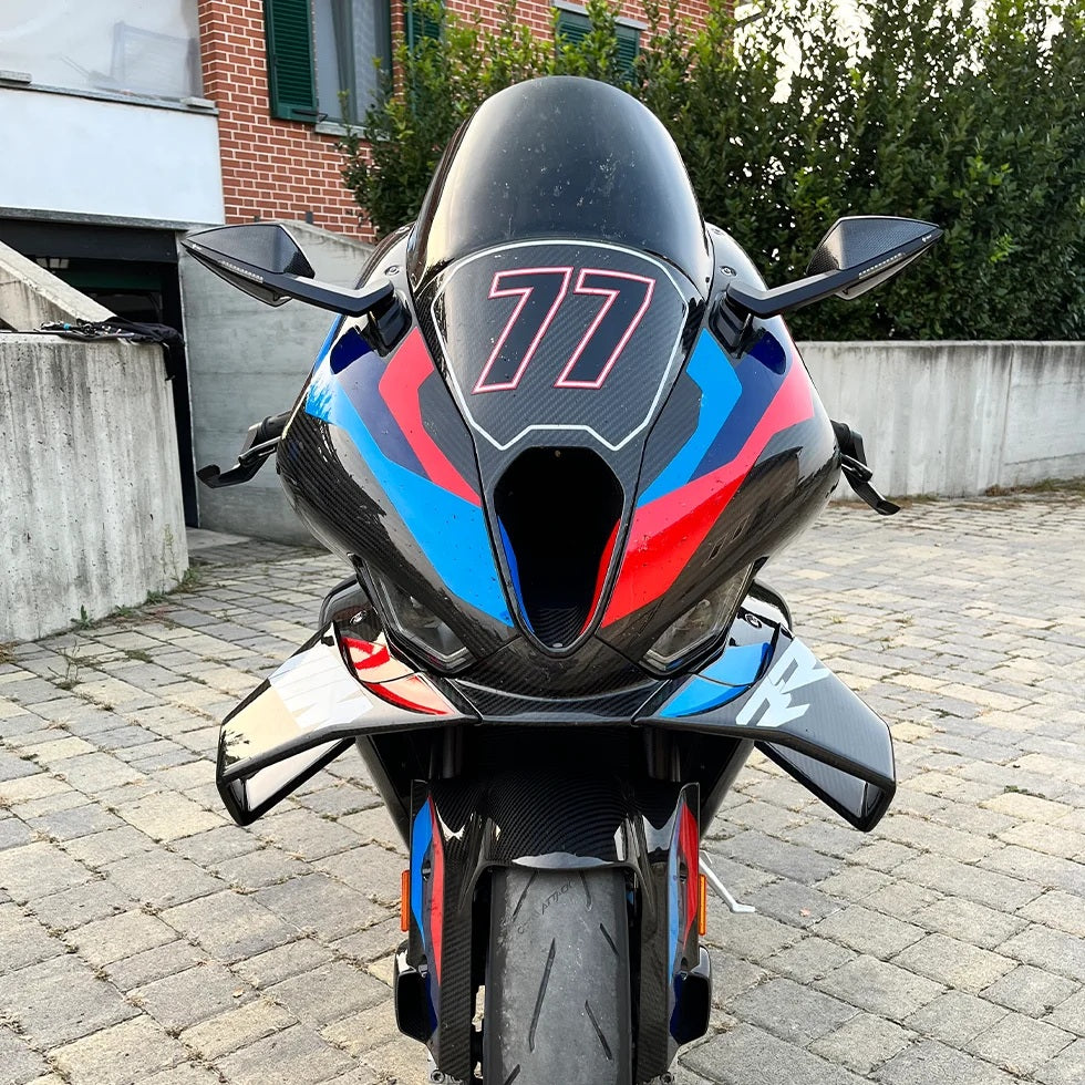 DB Race DAEMON Mirrors With Indicators for the BMW M1000RR (2023+)