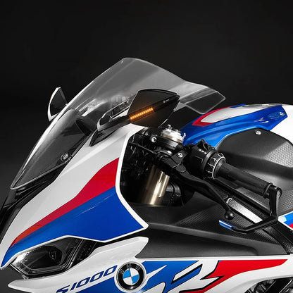 DB Race DAEMON Mirrors With Indicators for the BMW S1000RR (2020+) M1000RR (21-22)