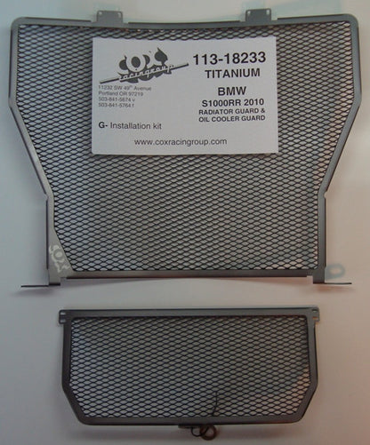 Cox Racing Radiator Guards for the BMW S1000RR, S1000R, and HP4 (10-14)