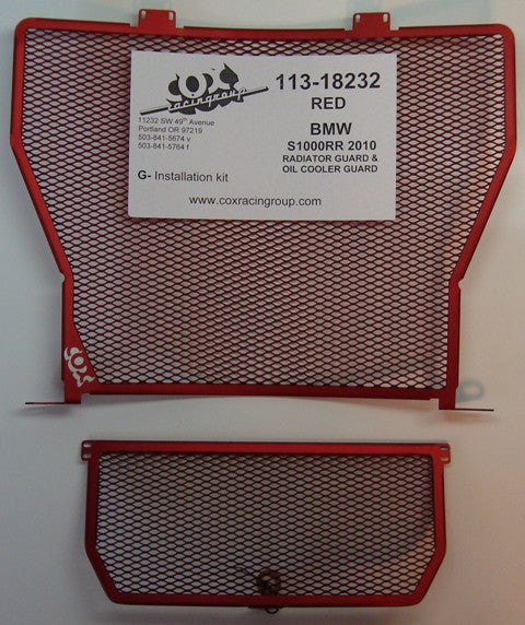 Cox Racing Radiator Guards for the BMW S1000RR, S1000R, and HP4 (10-14)