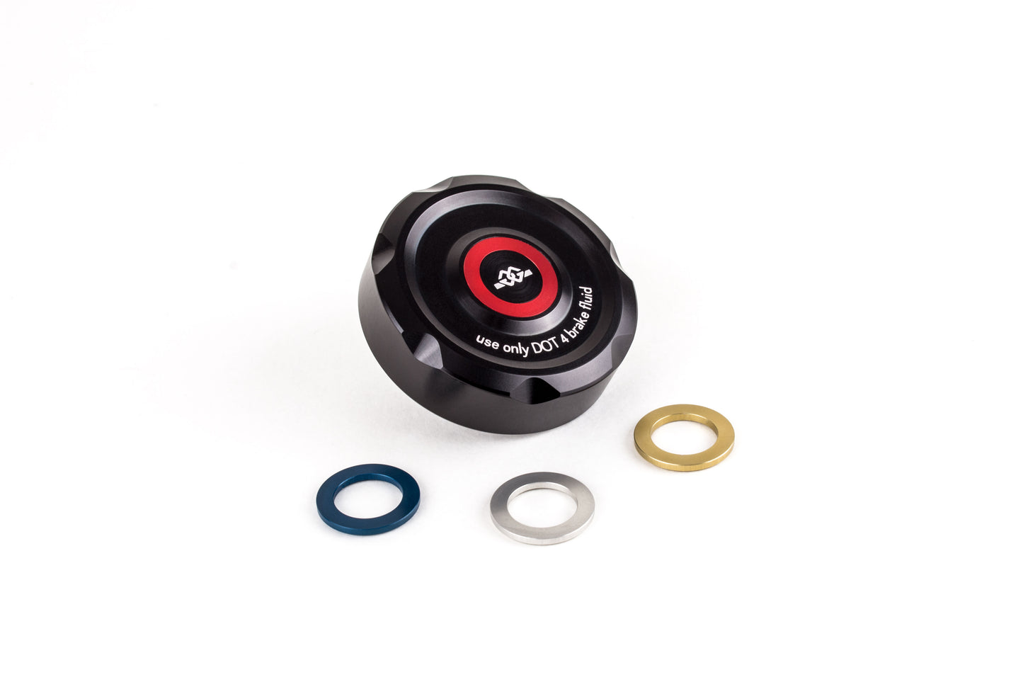 Gilles Rear Brake Reservoir cover for the BMW S1000RR / S1000R / HP4 and Ducati Multistrada V2 / S