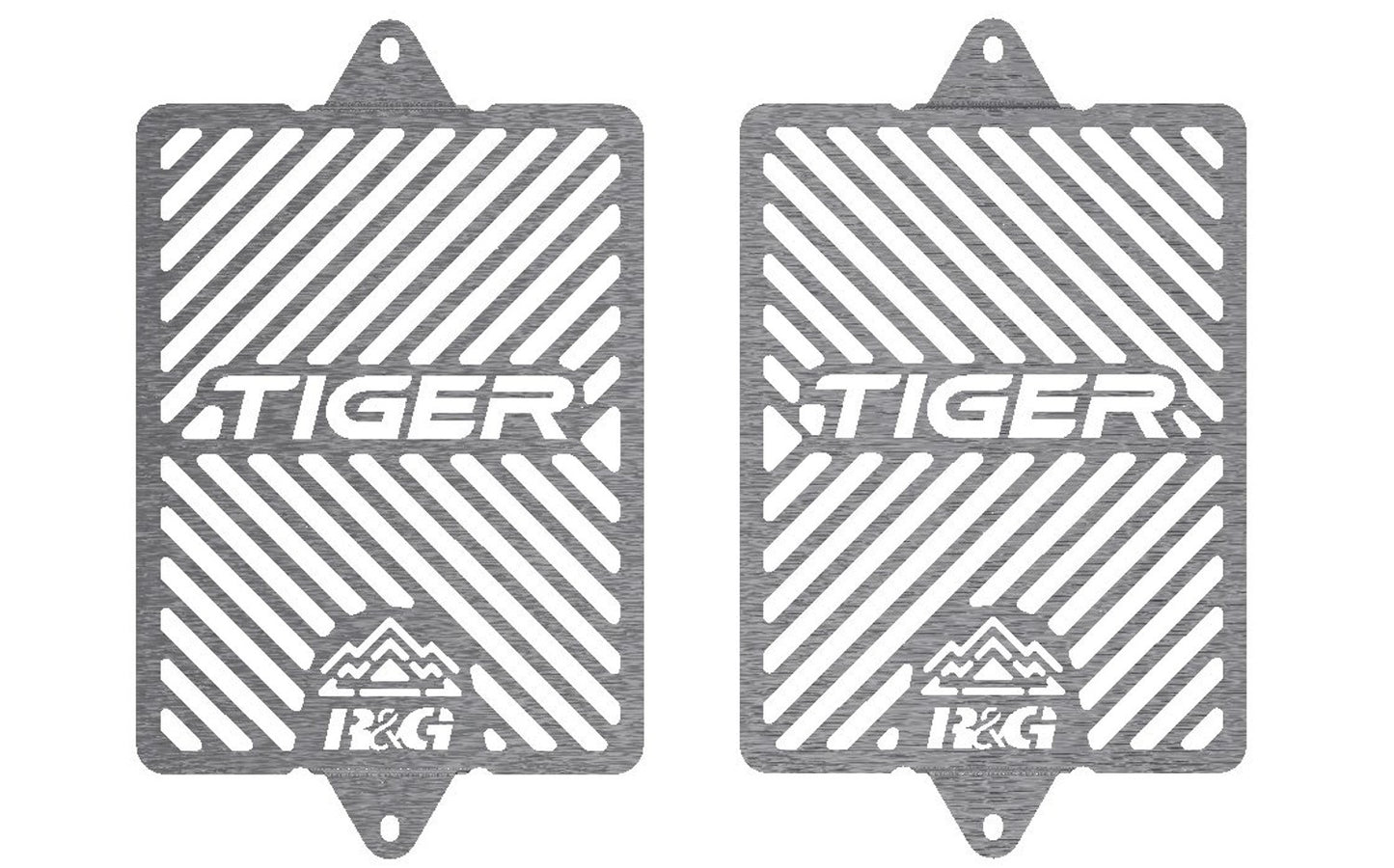 R&G Racing Radiator Guard (Pair, Stainless) for the Triumph Tiger 800 '21-'22