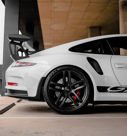 BST GT TEK 10 Spoke Carbon Fiber Wheel Set for the Porsche 991 GT3 / Touring (13-19) - 20 x 9.5 Front / 21 x 12 Rear