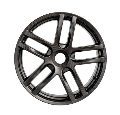 BST GT TEK 10 Spoke Carbon Fiber Wheel Set for the Tesla Model S Plaid Sport Package - 20 x 10 Front / 20 x 11 Rear