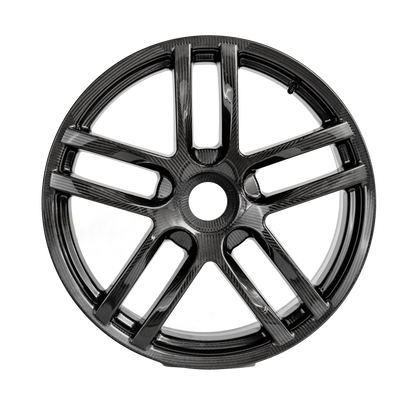 BST GT TEK 10 Spoke Carbon Fiber Wheel Set for the Tesla Model S Plaid Sport Package - 20 x 10 Front / 20 x 11 Rear