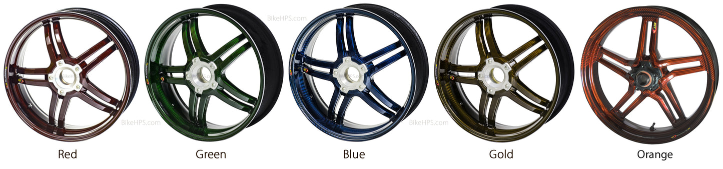 BST Mamba TEK 7 spoke Carbon Fiber Front Wheel for the Yamaha FZ-09 (MT-09) and XSR900 (14-22) - 3.5 x 17