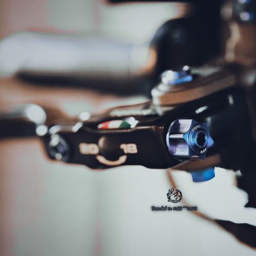 Proti Forged Titanium Adjuster Knob for Brembo RCS / Corsa Corta Master Cylinders