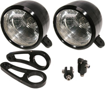Oberon Black Billet Headlight