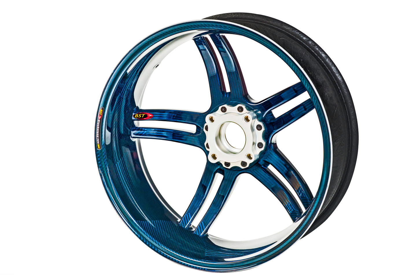 BST Rapid TEK 5 Split-Spoke Carbon Fiber Rear Wheel for the Triumph Speed Triple 1200 RR / RS (2021+) - 6.0 x 17