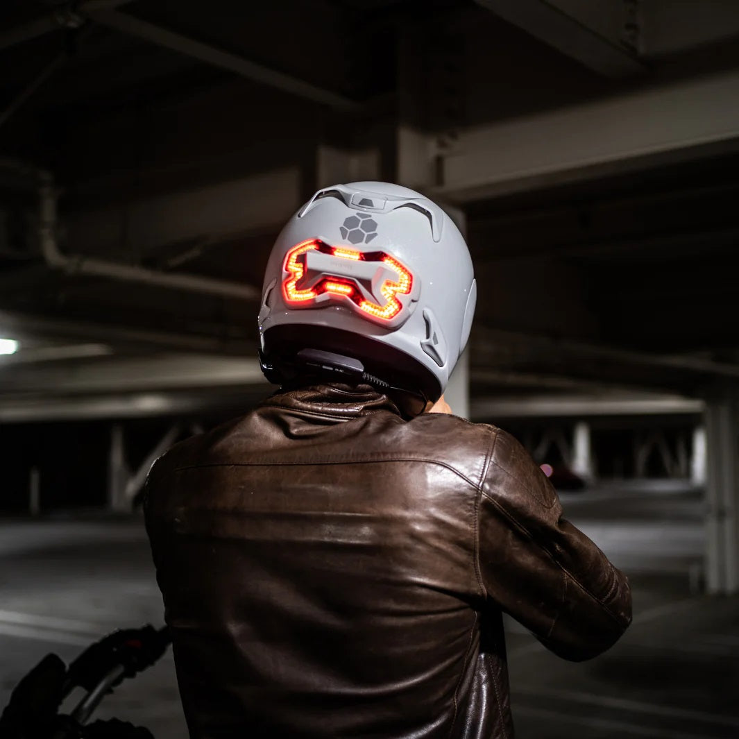 Brake Free Smart Helmet Brake Light - Black or White - USB-C