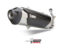 MIVV Slip-on, Urban Stainless Steel, Standard Exhaust For Piaggio Beverly 500 04-06 and Aprilia Scarabeo 500 06-07