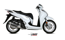 MIVV Full System 1x1, Urban Stainless Steel, Standard Exhaust For Honda SH 300 2015-2016