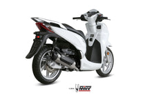 MIVV Full System 1x1, Urban Stainless Steel, Standard Exhaust For Honda SH300 2015-2016