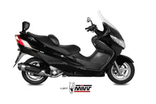 MIVV Full System 1x1, Urban Stainless Steel, Standard Exhaust For Suzuki Burgman 400 2003-2006