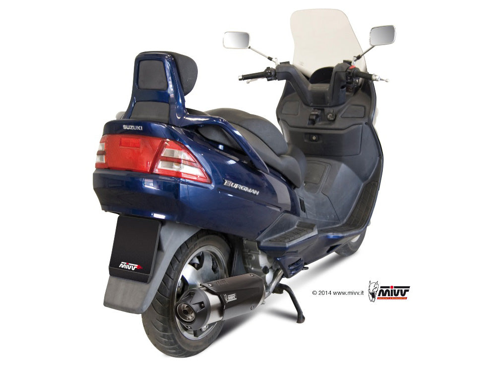 MIVV Full System 1x1, Urban Stainless Steel, Standard Exhaust For Suzuki Burgman 400 1999-2002