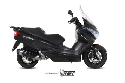 MIVV Full System 1x1, Urban Stainless Steel, Standard Exhaust For Suzuki Burgman 200 2007-2013