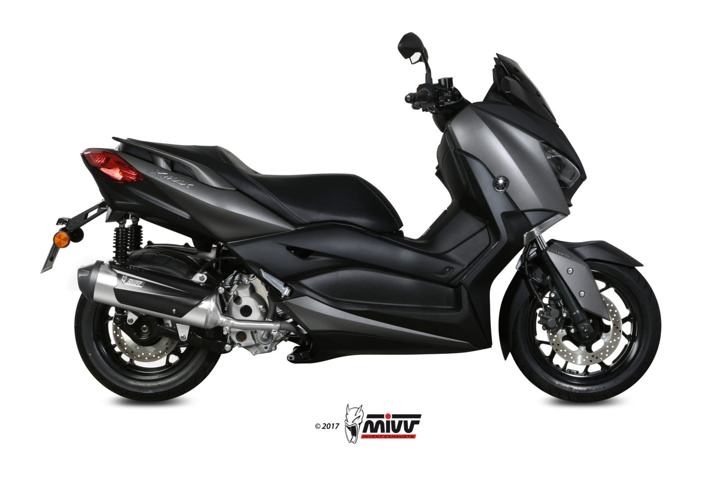 MIVV Full System 1x1, Urban Stainless Steel, Standard Exhaust For Yamaha X-Max 300 2017-2020