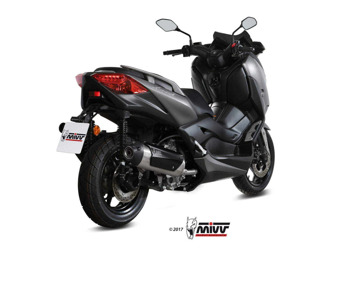MIVV Full System 1x1, Urban Stainless Steel, Standard Exhaust For Yamaha X-Max 300 2017-2020