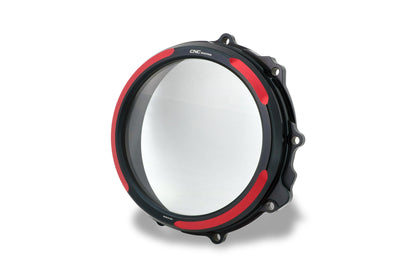 CNC Racing  Bi-Color Clear Clutch Cover For MV Agusta B3 800 Models With a Hydraulic Clutch