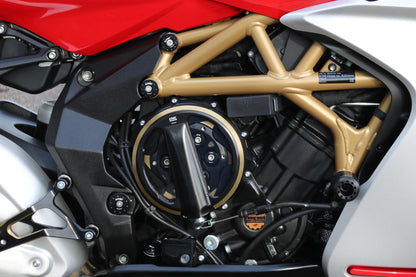 CNC Racing Bi-Color Billet Pressure Plate For MV Agusta F3/B3 Models With OE Slipper Clutch