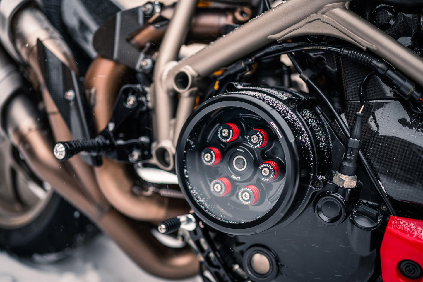 CNC Racing Ducati Dry Clutch (All Models) Clear Clutch Cover