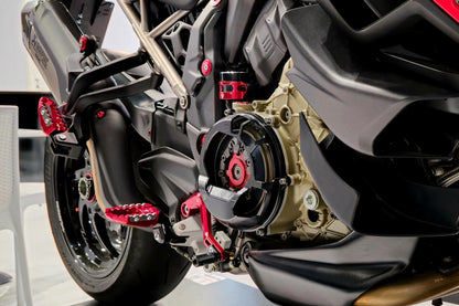 CNC Racing Billet OPEN Ducati V4 Dry Clutch Cover for the V4 Panigale R / SP, Streetfighter SP, and Multistrada RS