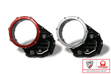 CNC Racing PRAMAC RACING LIMITED EDITION Clear Wet Clutch Cover for the Ducati Multistrada 1200/1260 (2015+) and XDiavel / Diavel 1260