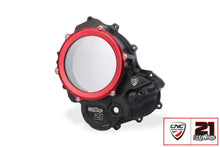 CNC Racing TROY BAYLISS LIMITED EDITION Clear Wet Clutch Cover for the Ducati Hypermotard 698 Mono