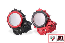 CNC Racing TROY BAYLISS LIMITED EDITION Clear Wet Clutch Cover for the Ducati Hypermotard 698 Mono