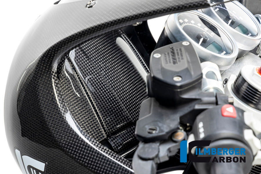 Ilmberger Carbon Cover Behind the Headlight for the BMW R Nine T Racer 2017