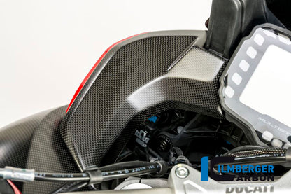 Ilmberger Carbon Cover Near The Instrument, Left Side for the Ducati Multistrada 1200 DVT '15 / Enduro '16