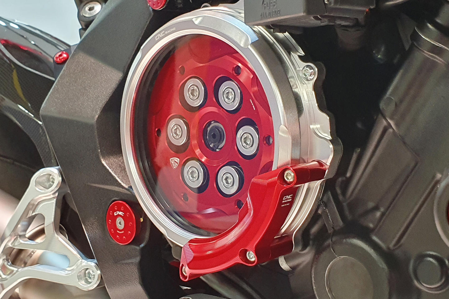 CNC Racing Billet Slider for Clear Clutch Cover For MV Agusta F3/B3 Models With a Hydraulic Clutch