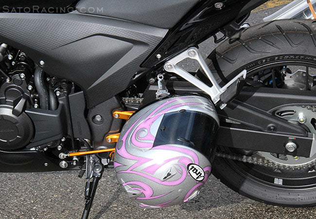 Sato Racing Helmet Lock for Honda CBR500R, CB500F, CB500X, CBR400R, CB400F, CB400X (13-18)