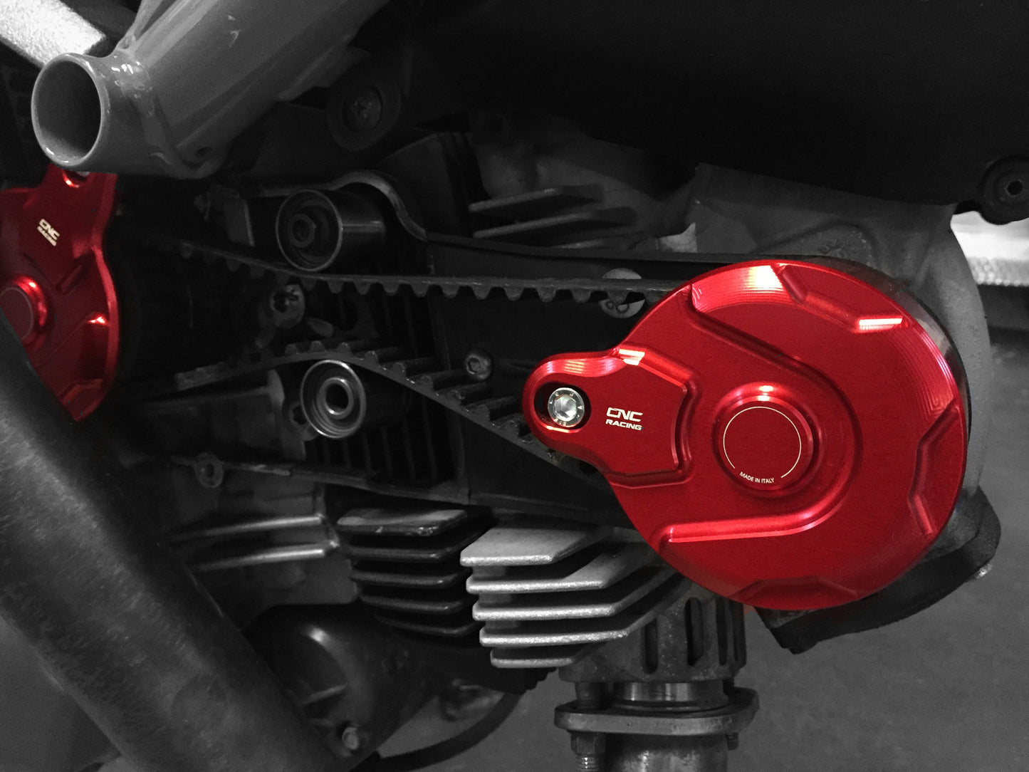 CNC Racing Timing Belt Covers for Ducati Scrambler  Hypermotard 796  and Monster 1100Evo/796/696