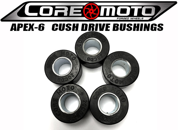 Core Moto Replacement Bushings (Cush Drives) for APEX-6 Forged Aluminum Wheels