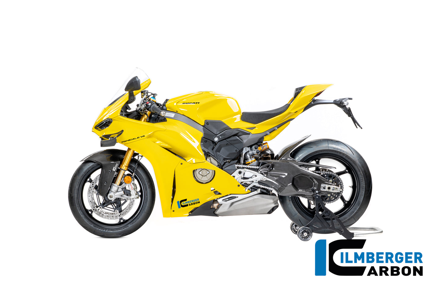 Ilmberger Carbon Heel Protector Left, Gloss for the Ducati Panigale V4 / V4 S '2025