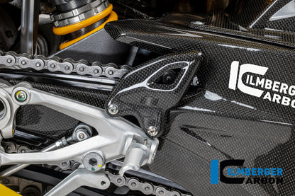Ilmberger Carbon Heel Protector Left, Gloss for the Ducati Panigale V4 / V4 S '2025
