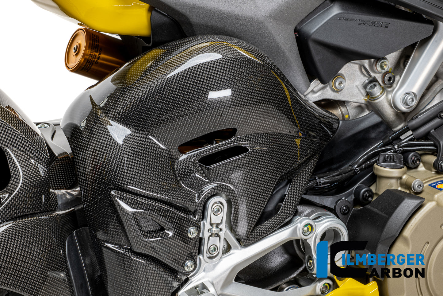 Ilmberger Carbon Heel Protector Right, Gloss for the Ducati Panigale V4 / V4 S '2025