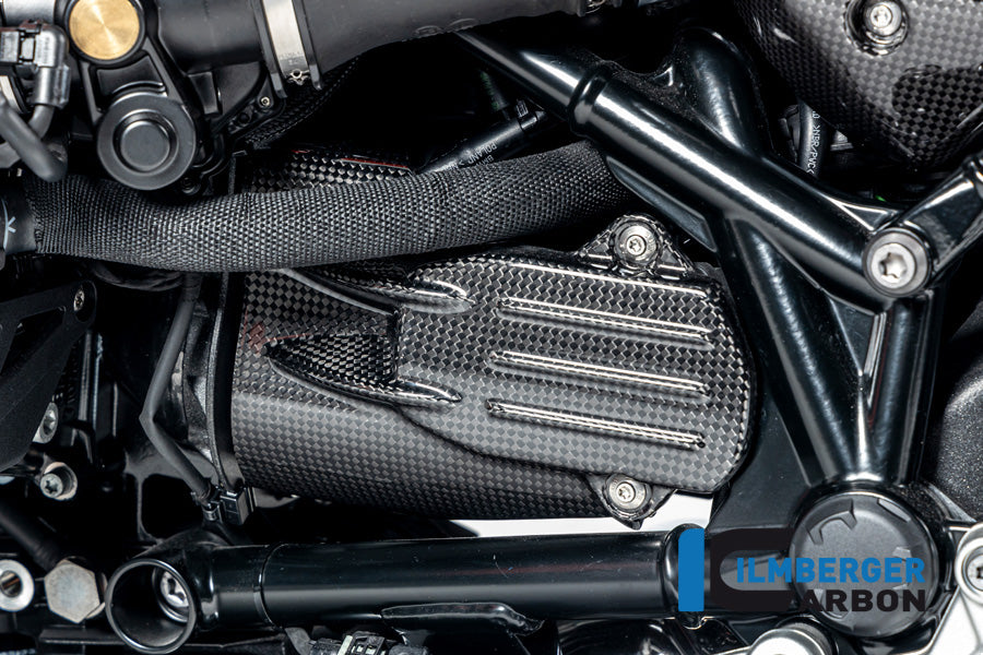 Ilmberger Carbon Starter Cover, Carbon for the BMW R12 Nine T Carbon 2024