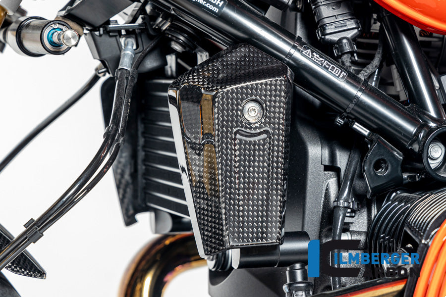 Ilmberger Carbon Oil Cooler Cover, Left Carbon for the BMW R12 Nine T Carbon 2024