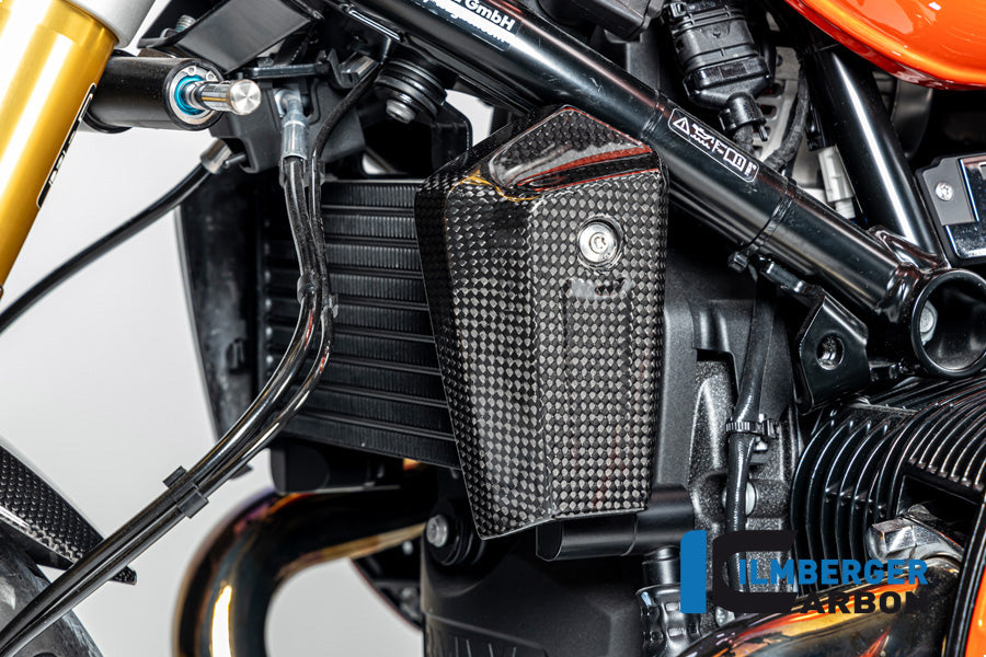 Ilmberger Carbon Oil Cooler Cover, Left Carbon for the BMW R12 Nine T Carbon 2024