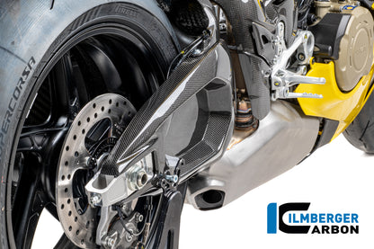 Ilmberger Carbon Swingarm Covers Right, Gloss for the Ducati Panigale V4 / V4 S '2025