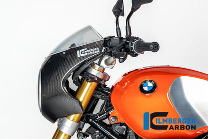 Ilmberger Carbon Handlebar Shield, R90S Style Carbon for the BMW R12 Nine T 2024