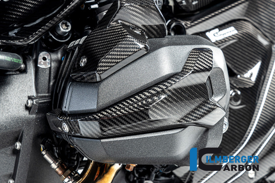 Ilmberger Carbon Spark Plug Cap Cover, Left for the BMW R 1300 GS 2023 / GS Adventure 2024